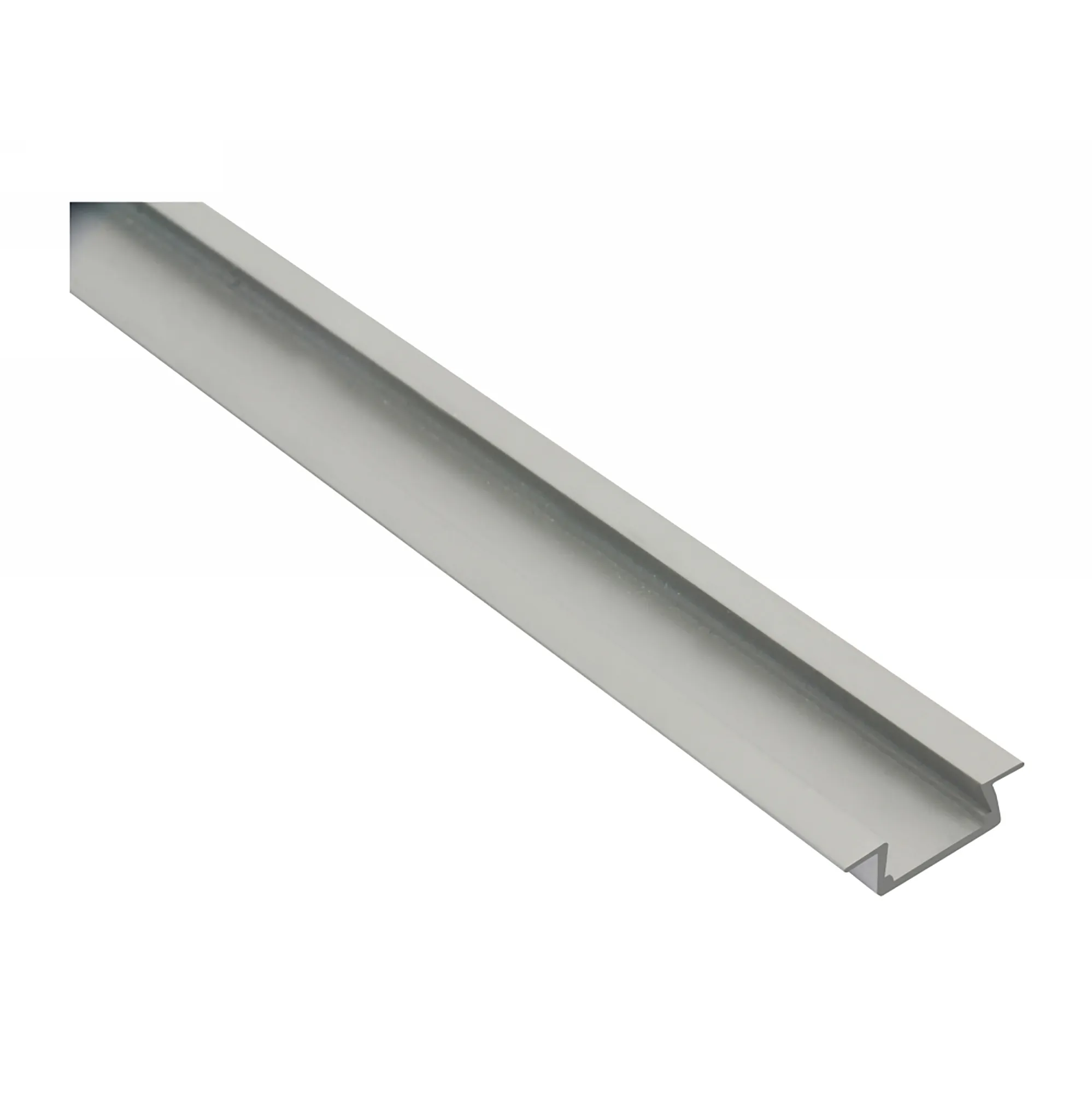 DA900008  3m Anodized Silver Aluminium Profile With Flange 22 x 6mm